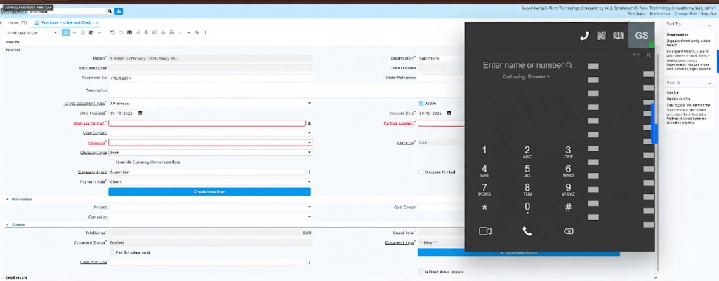 iDempiere–3CX Communication Bridge preview
